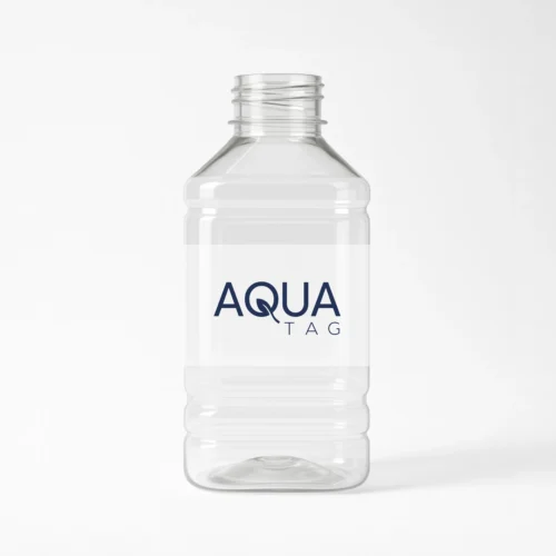 Botella Cuadrada 250 ML-Agua personalizada Aquatag