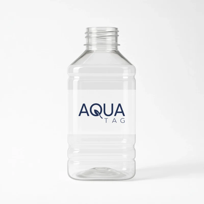 Botella Cuadrada 250 ML-Agua personalizada Aquatag